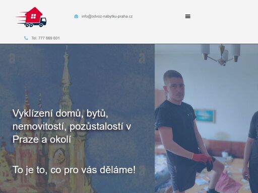 vyklízení bytů, domů, nemovitostí, sklepů a půd. nízké ceny od 500 kč za kus nebo od 690 kč za m3. pracujeme 24/7. online chat