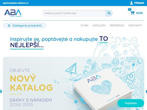 reklamní agentura aba s.r.o. - specialista na reklamní předměty a dárky s nápadem.