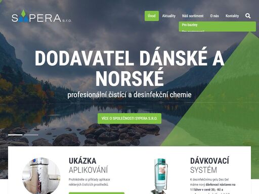 sypera dodavatel dánské a norské personální a čistící chemie