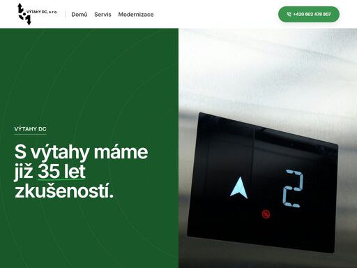 hlavním předmětem činnosti společnosti výtahy dc, s.r.o. je vertikální přeprava osob a nákladu. společnost má převážnou působnost v okresech děčín, ústí n. l., litoměřice a teplice.