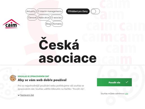 caim je přední českou organizací sdružující interim manažery, zprostředkovatele a zájemce o interim management v české republice od roku 2010.