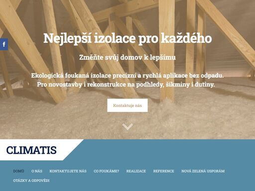 nejlepší izolace pro každého. ekologická foukaná izolace precizní a rychlá aplikace bez odpadu. pro novostavby i rekonstrukce na podhledy, šikminy i dutiny. 