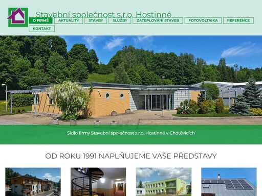 stavební firma vrchlabí, generální dodavatel staveb hostinné