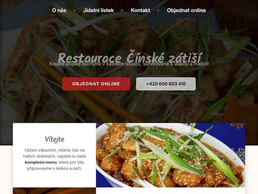 restaurace čínské zátiší - čelákovice zajišťuje rozvoz jídel. rozvoz jídla si můžete objednat online nebo po telefonu.