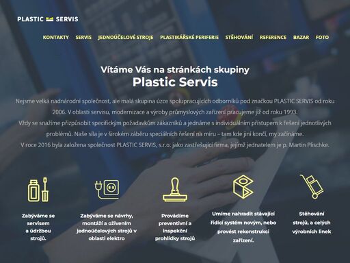 servis vstřikovacích a jednoúčelových strojů, modernizace, pozáruční opravy, servis strojů.