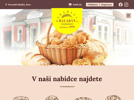 vyrábíme pekařské produkty i dle tradiční receptury 7 dní v týdnu. v naší nabídce máme chleby a chlebové výrobky, běžné pečivo.