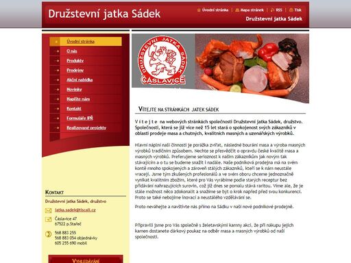 jatka, vysočina, porážka, bourání masa, výroba uzenin, masné výrobky
