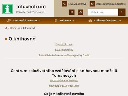 rožmitál infocentrum