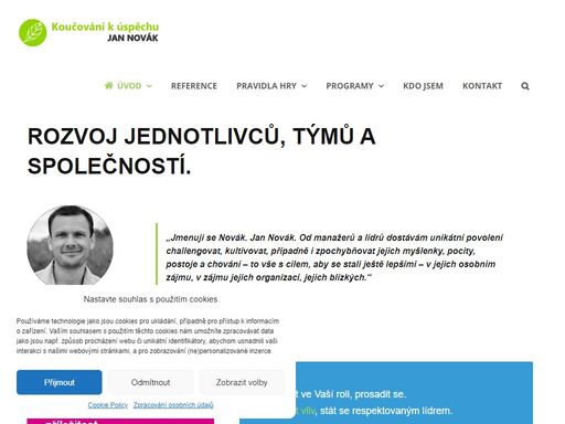 budete lepší a vlivnější manažer a lídr. povedete lepší tým. zlepšíte rozhovory a vztahy. pomáhám manažerům a týmům k úspěšným změnám.