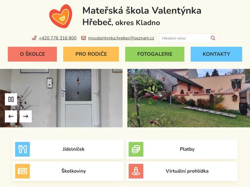 mateřská škola valentýnka hřebeč