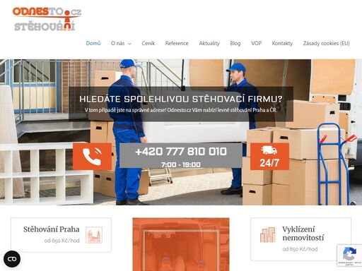 www.odnesto.cz