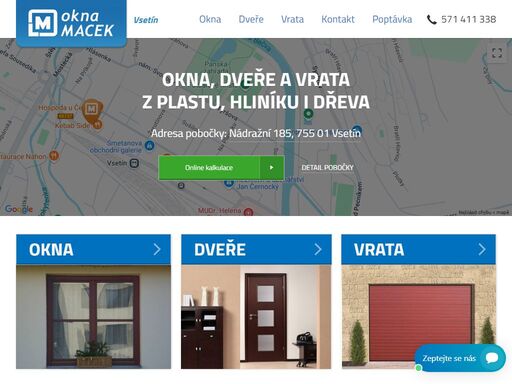 prodej kvalitních oken, dveří a garážových vrat na pobočce vsetín. ? neváhejte a navštivte nás pro informace a cenovou nabídku! 