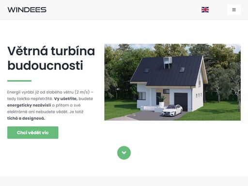i větrem můžete svítit. větrné turbíny windees snižují uhlíkovou stopu, řeší rostoucí ceny energií a učiní vás energeticky nezávislý
