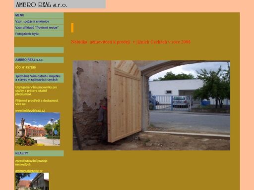 informace o nabízených realitách, služby správy domů, realitní servis, realitní poradenství poradenství, zprostředkování nákupu a prodeje realit v eu