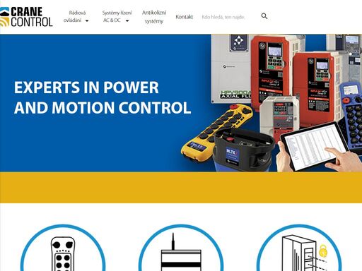 specialista na řízení výkonu a ovládání pohybu - crane control