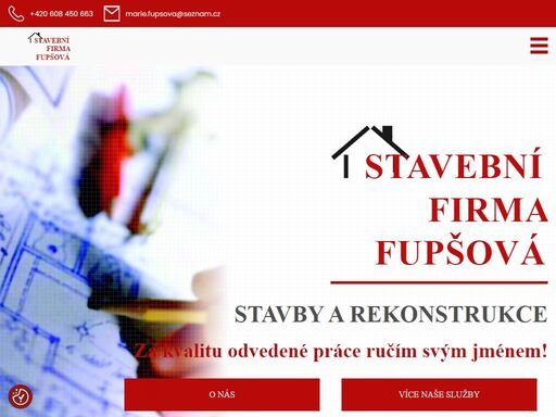 kvalitní stavby a rekonstrukce rodinných domů s 20letou tradicí. specializujeme se na zednické, výkopové a betonářské práce. prohlédněte si naše reference v horní suché, albrechticích a okolí. kontaktujte nás pro nezávaznou nabídku!