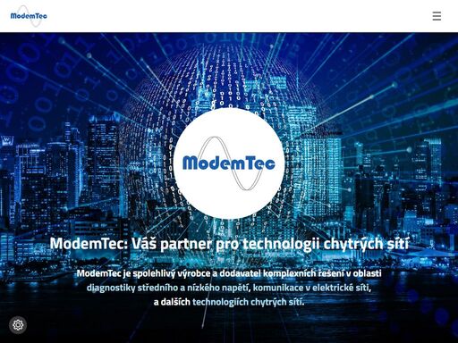 modemtec je výrobcem řešení v oblasti technologií chytrých sítí, konkrétně diagnostiky elektrického vedení a komunikace po vedení.