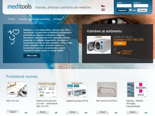 meditools s.r.o. - nástroje, přístroje a pomůcky pro medicínu