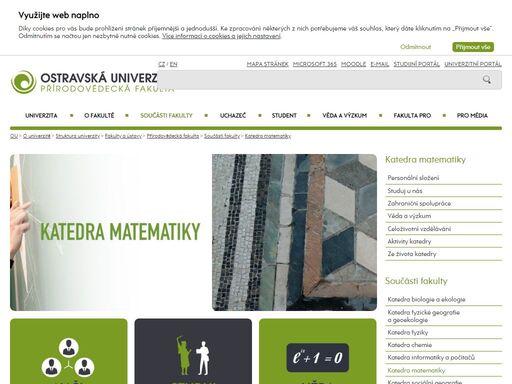 katedra matematiky přf ou - oficiální internetové stránky ostravské univerzity.