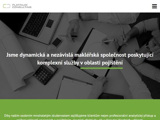dynamická a nezávislá společnost poskytující komplexní služby v oblasti financí a pojištění