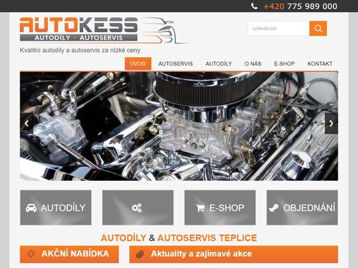 autokess - prodej autodílů a provoz autoservisu v teplicích.