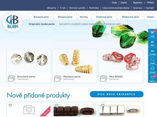 g&b beads, s.r.o. - jsme jedním z největších výrobců tradičních českých skleněných perlí