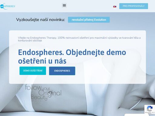 endospheres přístroj proti celulitidě. ? oficiální dovozce. ?97% prokázaných účinků u klientů ?klinicky testováno ?objednejte demo ošetření u nás!
