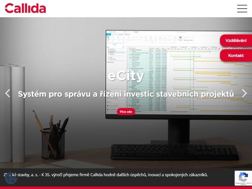 callida, s.r.o. - oceňování, řízení a monitoring staveb. 