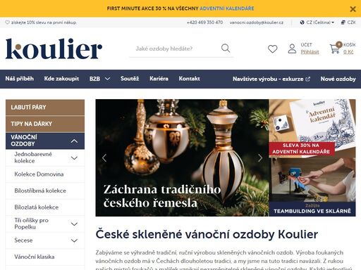 specializujeme se výhradně na tradiční ruční výrobu skleněných vánočních ozdob. výroba foukaných vánočních ozdob má v čechách dlouholetou tradici a my jsme tuto tradici navázali. z rukou našich mistrů sklářů a kreslířů vznikají nezaměnitelné skleněné vánoční ozdoby. každý jednotlivý kus je prakticky originál. naše ručně vyráběné foukané ozdoby z oflendy ozdobí vaše vánoční stromečky a vytvoří nezapomenutelnou atmosféru vánoc!