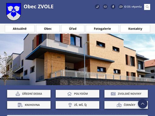 oficiální stránky obce zvole