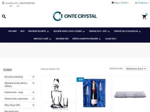 české sklo bohemia crystal od výrobce - specialisté na broušené sklo. nabízíme broušené sklenice, karafy, mísy, vázy a velké množství dárkových setů.