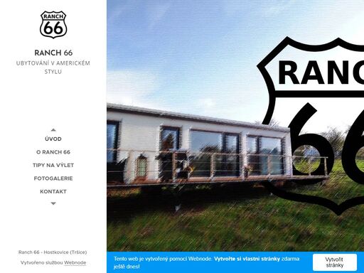 vítejte, nacházíte se na starých stránkách ranch 66. přejděte prosím na náš nový web, kde se dovíte vše potřebné.