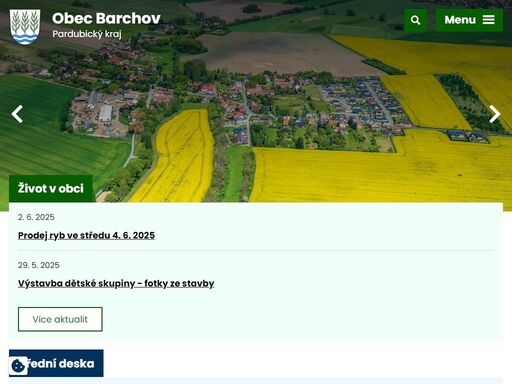 obec barchov je situována cca 8 km na jihozápad od pardubic, 2 km jižně od silnice vedoucí z kolína do pardubic. 