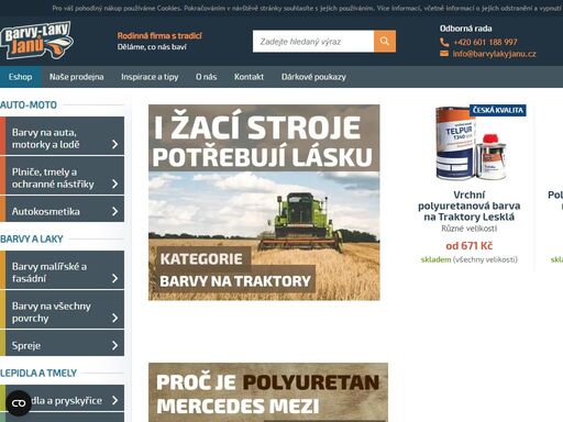 kvalitní zboží skladem a odborníci, co poradí s výmalbou, malováním i drogerií.