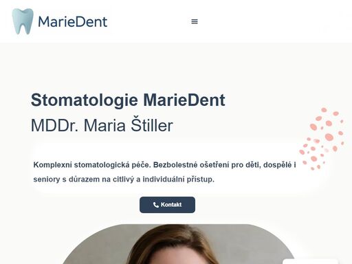 přijímáme nové pacienty. nabízíme bezbolestné ošetření, osobní přístup a objednání na konkrétní čas. citlivá péče pro děti i dospělé.