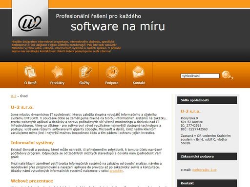 ekonomický a účetní software, informační systémy pro řízení malé, střední i velké firmy.