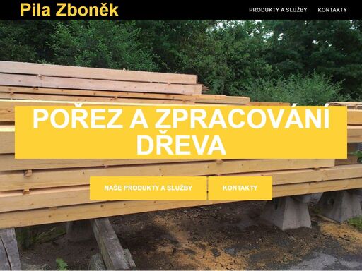 pila zboněk je významným zpracovatelem dřevní hmoty v letovicích a okolí. pila zboněk se zabývá výrobou a impregnací stavebního řeziva, palet, dřevěných obalů, sušením a výkupem kulatiny.