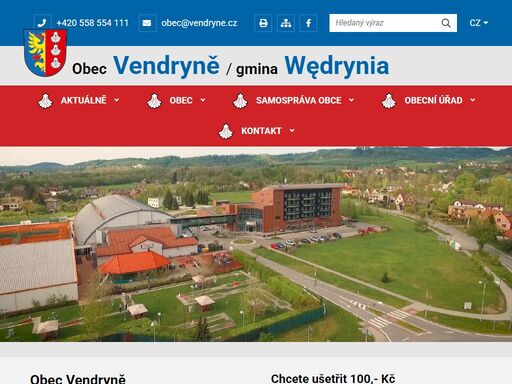 oficiální stránky obce vendryně