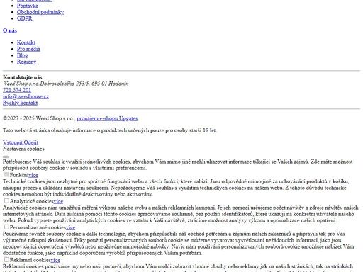 weedhouse.cz - váš specializovaný eshop s konopnými produkty. objevte široký výběr cbd a hhc produktů ve všech jejich formách. kvalita a spokojenost zákazníka jsou pro nás prioritou. nakupujte s důvěrou a objevte blahodárné účinky konopí.