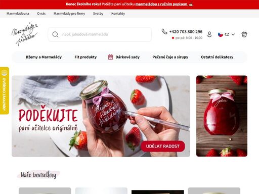 rodinná firma, která vyrábí domácí marmelády v praze.