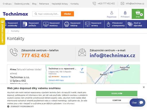 technimax se specializuje na repasovanou firemní výpočetní techniku značek dell a hp. nabízíme záruku až 49 měsíců a rozšířené služby.