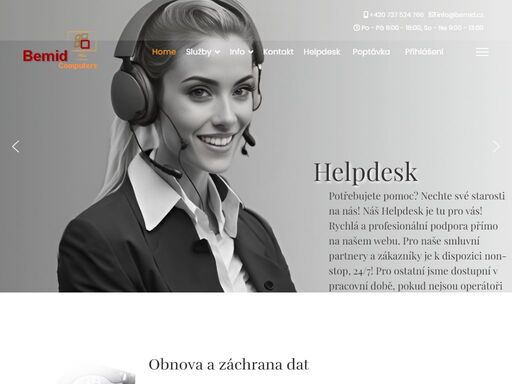 prodej a servis výpočetní techniky, záchrana a obnova dat