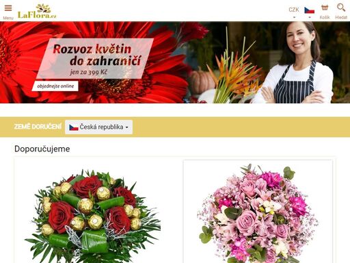 laflora.cz – internetové květinářství s doručením květin kamkoliv po čr v den objednávky ? tisíce doručených květin každý rok ? spolehlivý nákup ?