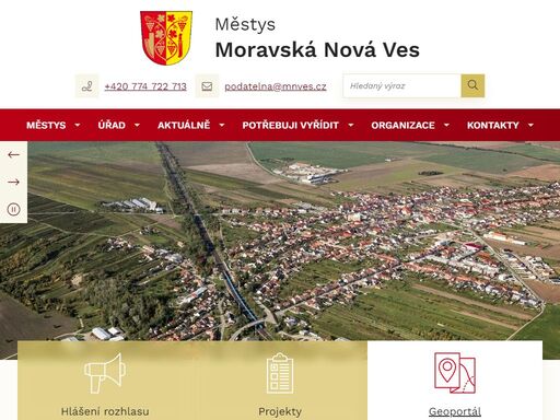 městys moravská nová ves