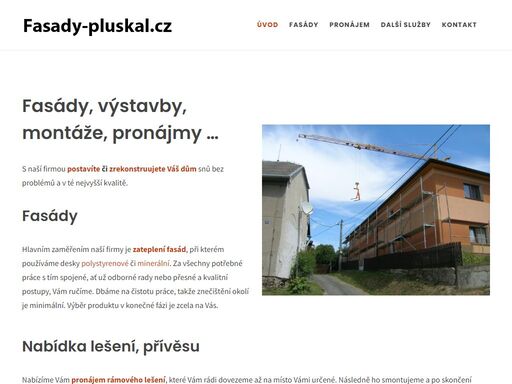 zabýváme se zateplením fasád polystyrénovými nebo minerálními deskami. provádíme montáže sádrokartonových stropů, příček. opravujeme staré štukové prvky.