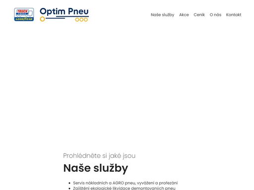 jsme expandující odborníci na nákladní pneumatiky. provozujeme především mobilní pneuservis a nabízíme tak klientům nejvyšší komfort nejen při přezutí pneumatik.