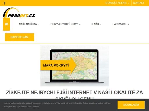superrychlý internet bez omezení přenosu dat, s vysokým uploadem a za rozumnou cenu! digitální televize sledovanitv.cz, kamerové systémy, správa sítí – máme stovky spokojených klientů – pokrýváme prahu 4, prahu 10 a části prahy 2 a 3 – připojujeme domácnosti, firmy a bytové domy
