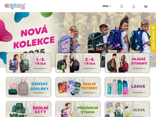 objevte nabídku produktů pro školáky oxybag. nabízíme kvalitní školní batohy, aktovky pro prvňáčky a další školní potřeby. doporučováno fyzioterapeuty.