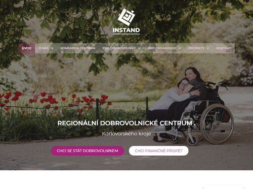instand, dobrovolnické centrum karlovarského kraje dává dohromady dobrovolníky a organizace, které potřebují pomoci.