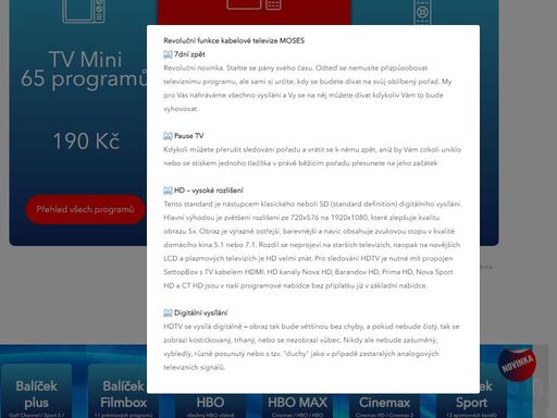 internetové připojení & televize krnnov, nabídka tv programů. máme největší optickou síť v krnově! stavte se za námi také do kavárny moses. 